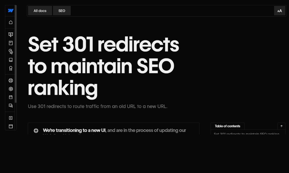 Redirecting URLs to Maintain SEO Ranking